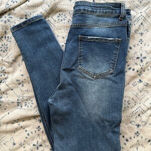 White Birch Classic Blue Denim Pants